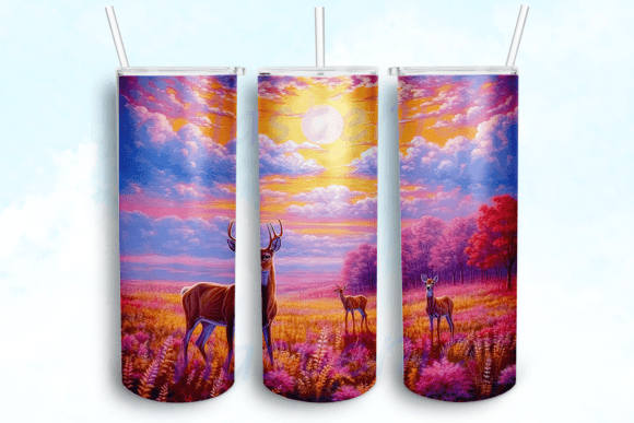 Antelopes Sunshine Floral Field Tumbler Graphics and Crafts Review