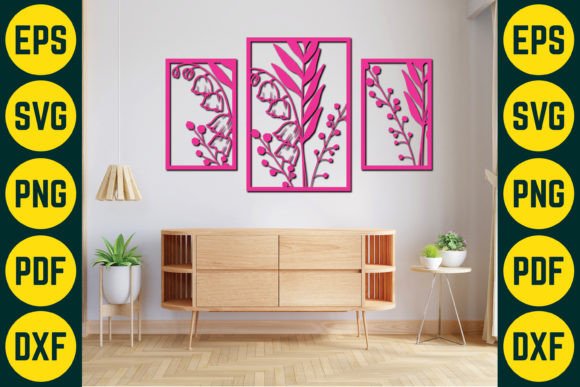 Floral Wall Decor Laser Cut SVG Design 9: A Designer’s Review for Graphics and Crafts Projects