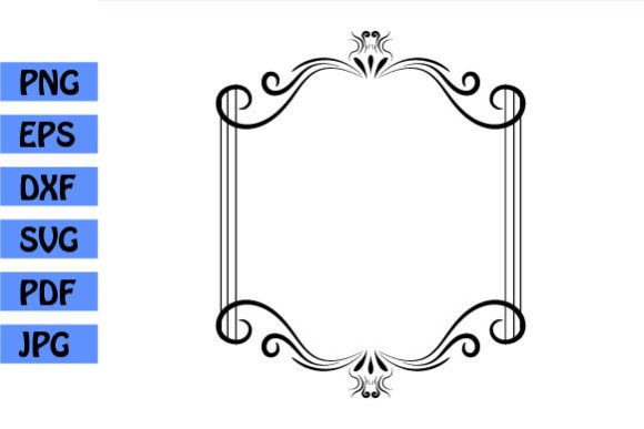 Frame Ornamental Decorative Calligraphy Graphics