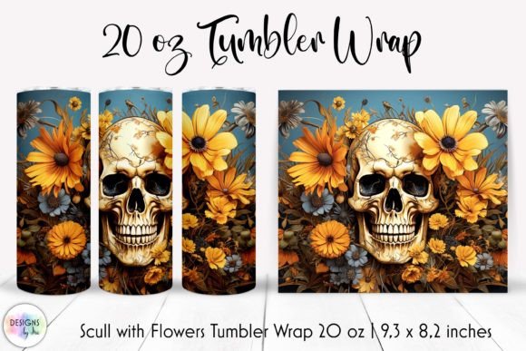 Halloween Tumbler Wrap with Skull Graphics Review