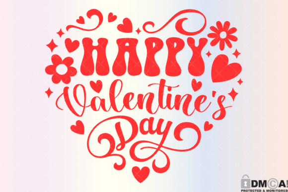 Happy Valentines Day Svg Heart Love Png Graphics and Print Templates Review