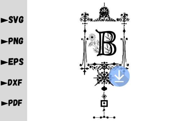 Monogram Letter B, Monogram SVG Graphics & Crafts Review