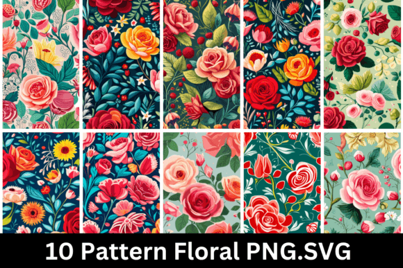 Pattern Floral V15 Graphics and Patterns Review