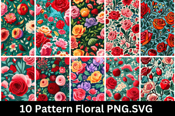 Pattern Floral V19 Graphics and Patterns Review