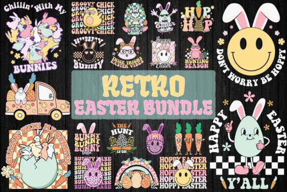 Retro Easter Bundle SVG 20 Designs Review