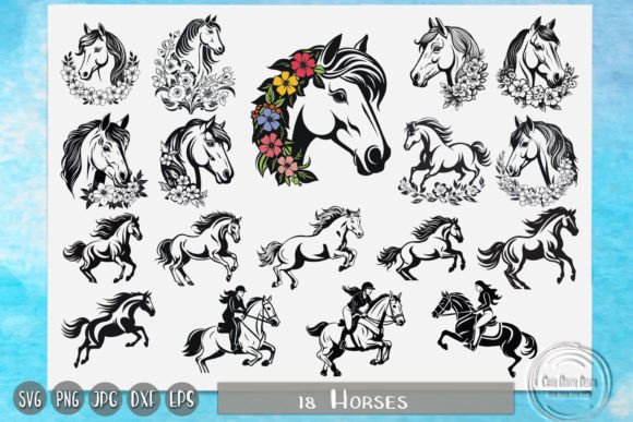 Review: Horse, Floral Horse, Horse Head Embroidery Design