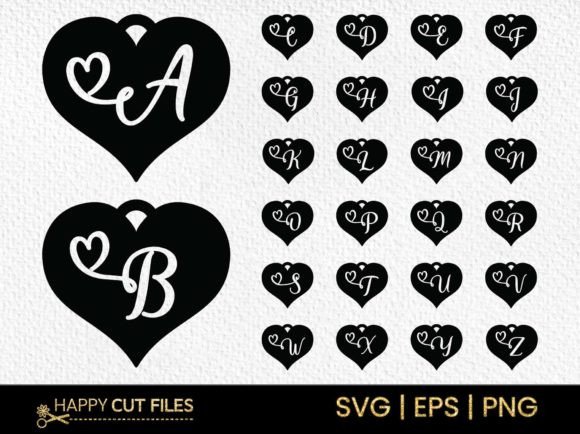 Valentines Font Alphabet Heart Laser Svg Graphics and Crafts Review